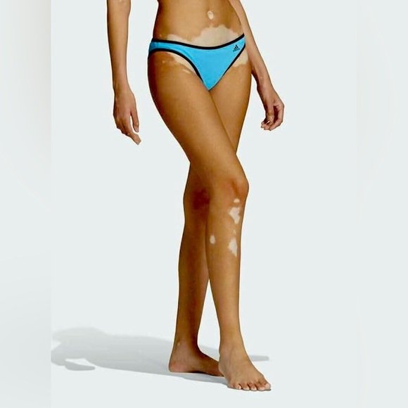 NWT - adidas Souleaf Swim Bottom in Sky Rush - Size L - Picture 1 of 3